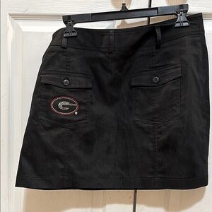 Georgia Bulldogs woman’s Black Mini Skirt large